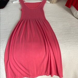 Elegant Pink Midi Dress